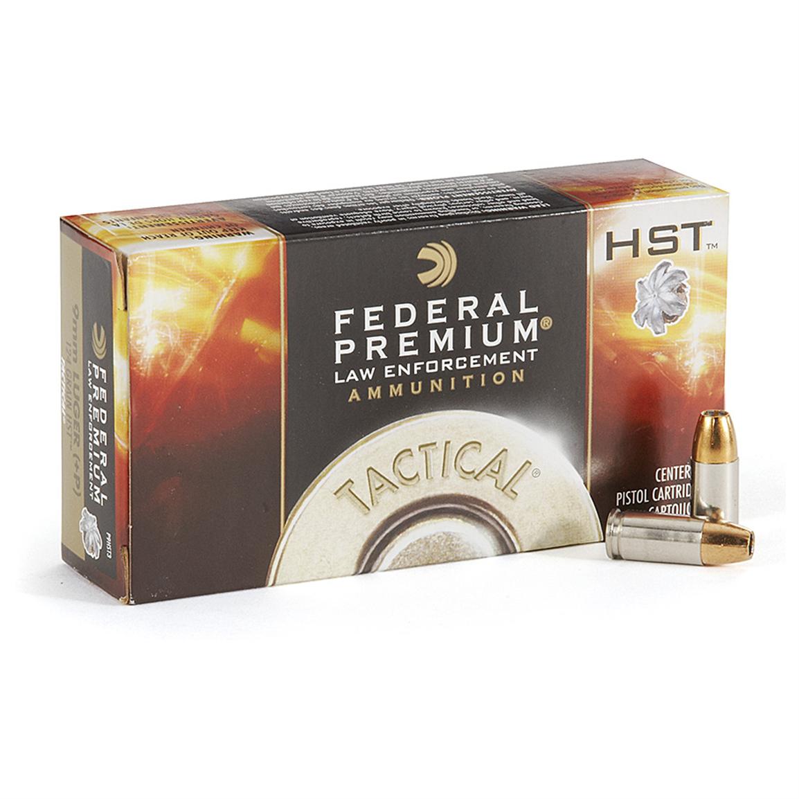45 Auto Federal +P 230 Gr HST (20 boxes of 50 Rnds) = 1000 rnds M-ID: P45HST1 UPC: 029465094485