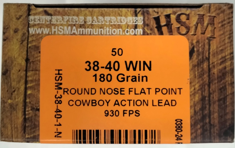 HSM Cowboy Action FP Flat Point Brass M-ID RN Ammo