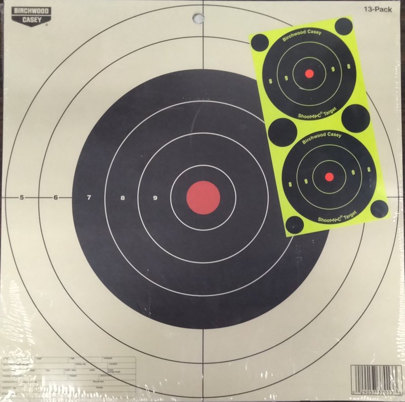 Birchwood Casey 37013 Eze-Scorer Bullseye 12 inch Paper Target 13 count UPC: 029057370133