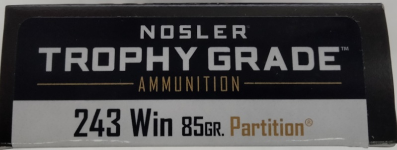 Nosler Trophy Grade Partition Brass M-ID Ammo