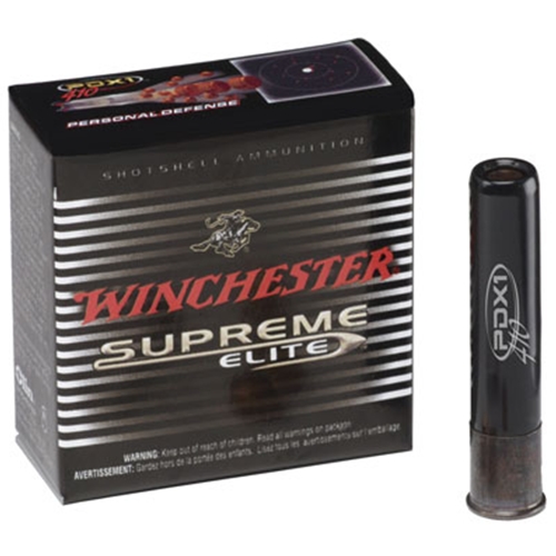 410 Winchester Supreme Elite PDX1 2 1/2" 12 Plated BB's 3 Plated Cylinder Projectiles, 020892020054 10 Rnds M-ID: S410PDX1 UPC: 020892020054
