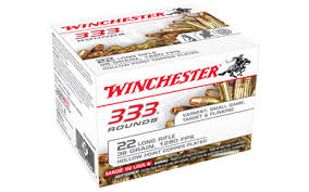 22 LR Winchester 36 Gr HP 333 Rnds M-ID: 22LR333HP UPC: 020892102217