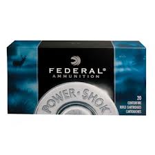243 Win Federal 100 gr Jacketed Soft Point Power-Shok 20 Rnds (10 boxes) = 200 Rnds M-ID: 243B UPC: 029465084288