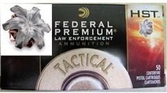9mm Federal 147 Gr HST Tactical 50 Rnds M-ID: P9HST2 UPC: 029465094447