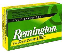 30-40 Krag Remington Express Core-Lokt 180 Gr 20 Rnds M-ID: R30402 UPC: 047700054407