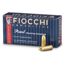 380 Auto Fiocchi 95 Gr FMJ 50 Rnds (20 boxes) = 1000 Rnds M-ID: 380AP