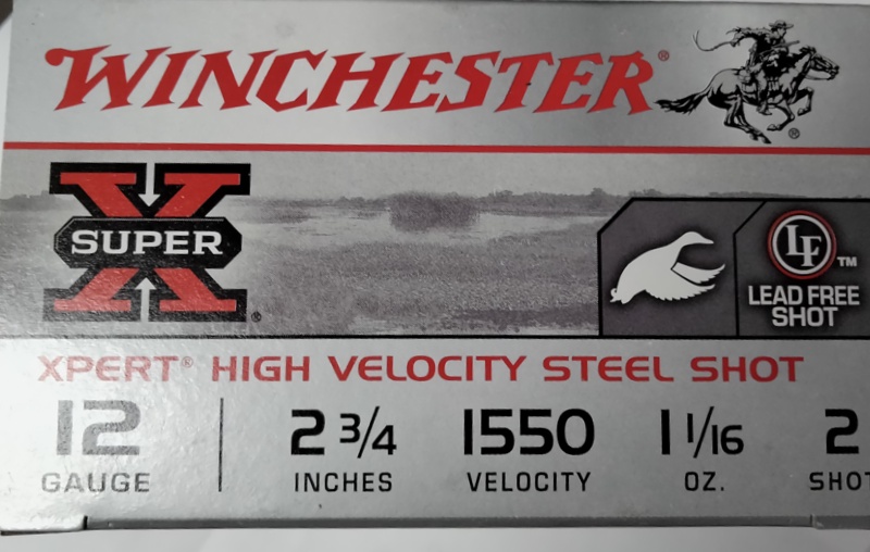 12 Gauge Winchester Super-X 2.75 in. 1 1/16 oz. 2 shot 250 rnds 1550 fps (10 boxes) M-ID: WEX122 UPC: 020892015616