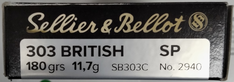 303 British Sellier & Bellot 180 Gr Soft Point SP 20 Rnds 2382 fps Brass M-ID: SB303C UPC: 754908511709